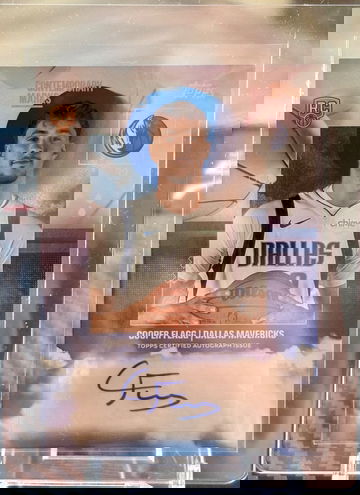 2025 Topps Cooper Flagg Contemporary Marks Rookie Foil RC Auto