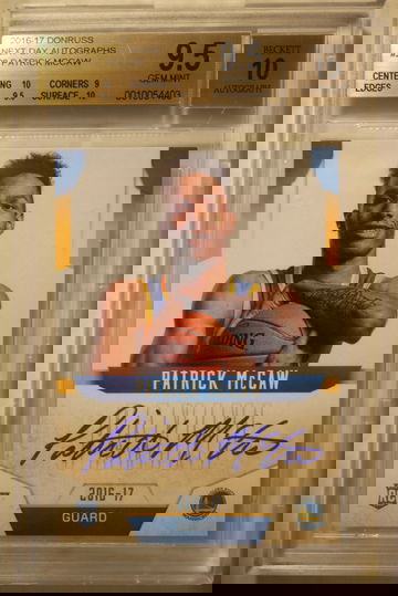 2016-17 Donruss Next Day Patrick McCaw Rookie RC Auto BGS 9.5