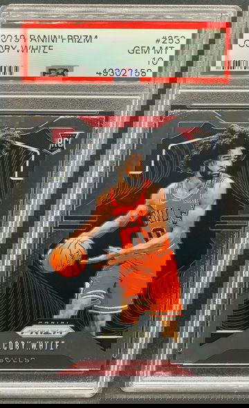 Coby White 2019 Panini Prizm #253 Rookie PSA 10