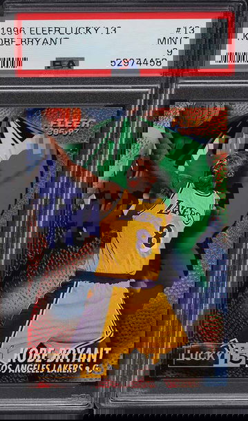 1996 Fleer Lucky 13 Kobe Bryant #13 RC Rookie PSA 9 Mint