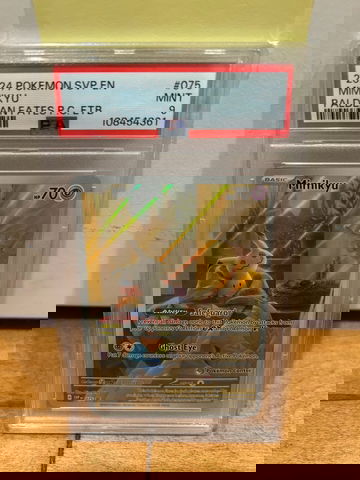 2024 Scarlet & Violet Special POKEMON CENTER Black Star Promo PSA 9