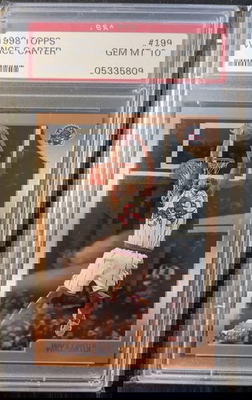 1998 Topps Vince Carter PSA 10