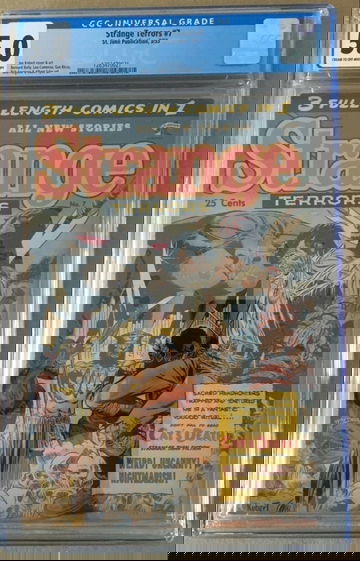 Strange Terrors #7 (1953) CGC 5.0 -- Joe Kubert cover and art; St. John