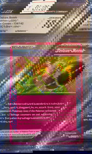 2024 Pokémon Deluxe Bomb Stellar Crown 134/142 CGC 10 Gem Mint