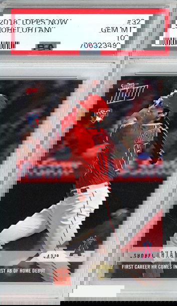 2018 TOPPS NOW SHOHEI OHTANI #32 ROOKIE RC ANGELS PSA 10 GEM MT