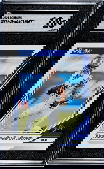 2024 Donruss #139 Amon-Ra St. Brown SGC 10