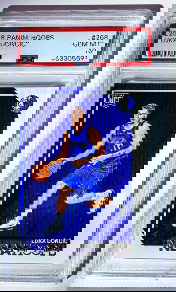 2018 Hoops Luka Doncic Rookie PSA 10