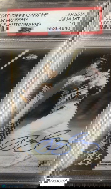 SEAN MURPHY 2020 Topps Chrome RC Rookie AUTO AUTOGRAPHS #RA-SM Oakland A's