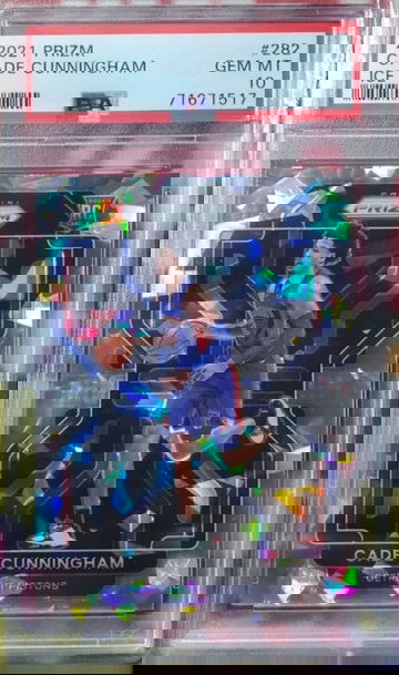 2021 Panini Prizm Ice #282 Cade Cunningham RC Rookie PSA 10