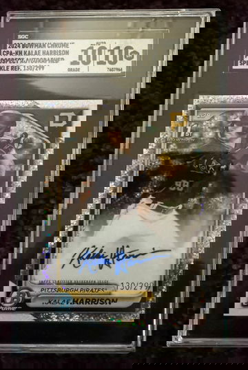 2024 Bowman Chrome - Prospect Auto Speckle Refractor #CPA-KH Kalae Harrison 130 /299 SCG 10/10