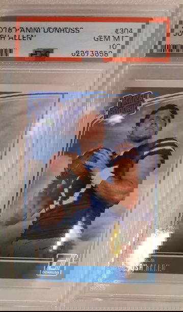 2018 Panini Donruss Josh Allen Rookie PSA 10 Note: Ships from Canada   