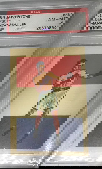 Jack Dempsey 1956 Adventure #34 Manassa Mauler - PSA 8 Near Mint 