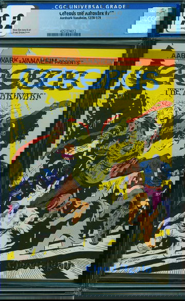 CEREBUS THE AARDVARK #7, CGC 9.2 NM-