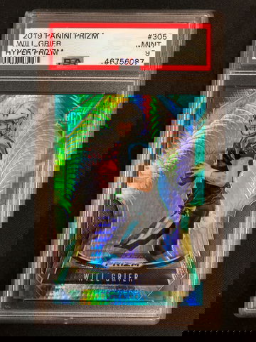 2019 Panini Prizm - Will Grier - Rookie Hyper Prizm /175 - PSA 9