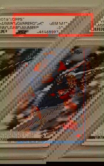 2019 Topps NNO Missing Number Vladimir Guerrero Jr PSA-10