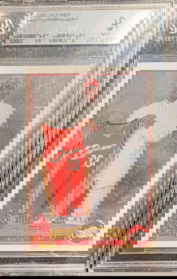 2003 Topps #221 Lebron James Rookie BGS9