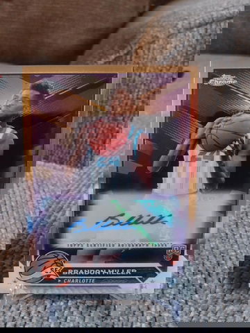 2023-24 Topps Chrome Brandon Miller Auto