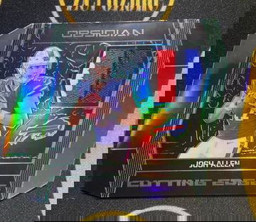 2018 Obsidian Josh Allen Cutting Edge /25 Rookie Patch 