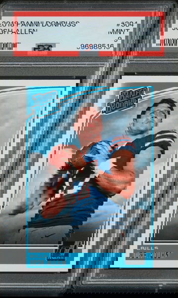 2018 Panini Donruss #304 Josh Allen PSA 9