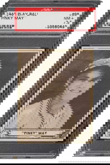 1940 play ball pinky may psa 7.5