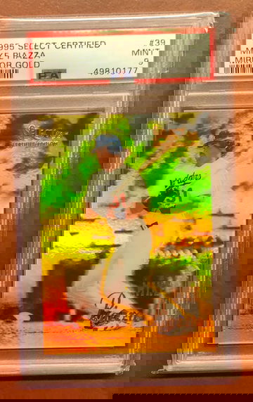 1995 Select Mirror Gold Mike Piazza PSA 9