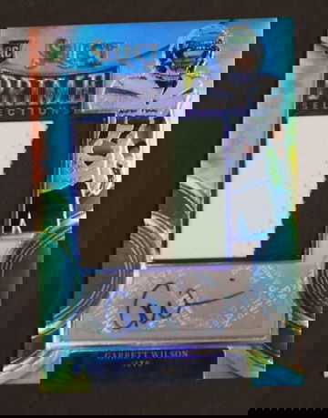 2022 Panini Select #PS-GW Garrett Wilson Prime Selections Tie Dye Auto /25