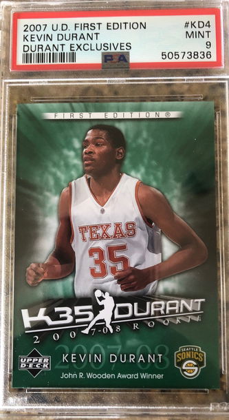 2007 Upper Deck First Edition Kevin Durant PSA 9