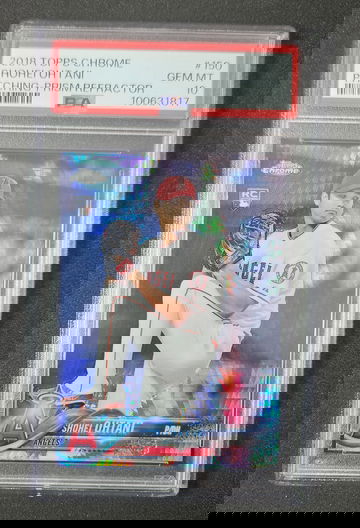 2018 Topps Chrome Prism Refractor Shohei Ohtani RC PSA 10 GEM MINT