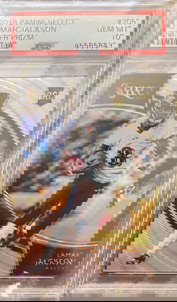 2018 Select Field Level Silver Lamar Jackson PSA 10