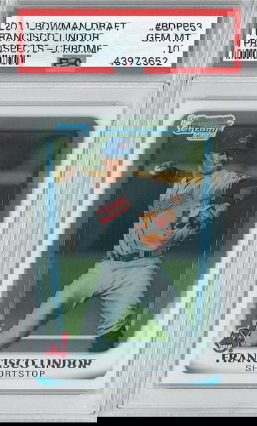 2011 Bowman Draft Francisco Lindor #BDPP53 PSA 10