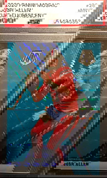 Josh Allen 2020 mosaic teal blue /15