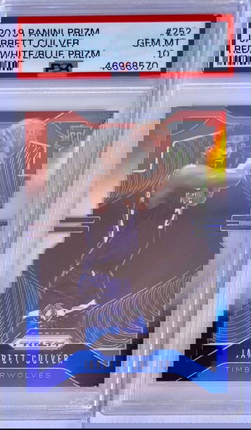 2019 Jarrett Culver Red White Blue Prizm PSA 10