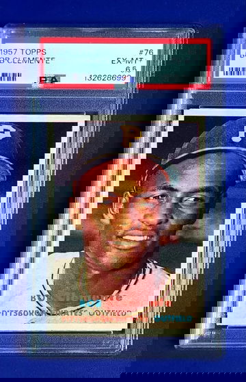 Roberto Clemente 1957 Topps #76 Dead Centered Sharp PSA 6.5 7 EX MINT+ *GWCARDS*