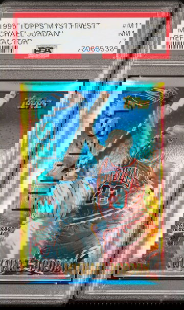 Michael Jordan 1995 Topps Mystery Finest #M1 PSA 7
