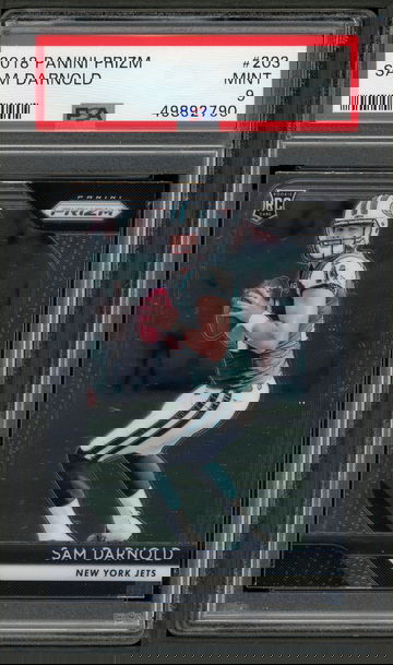 2018 Prizm #203 Sam Darnold RC PSA 9