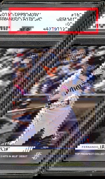 FERNANDO TATIS JR PSA 10 RC 2019 TOPPS NOW #16 DEBUT 1ST TOPPS NOW CARD GEM MINT