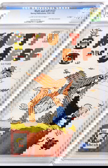 MUTT AND JEFF #127, CGC 9.4 NM