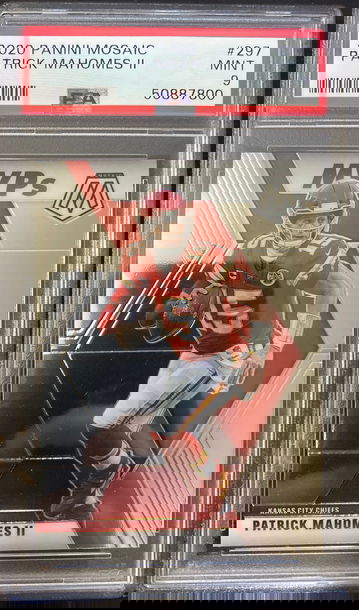 2020 mosaic patrick mahomes mvp psa 9