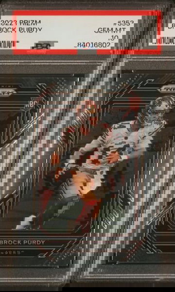 2022 Prizm Brock Purdy Base PSA 10 #353
