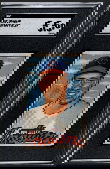 1951 Bowman Bob Feller #30 SGC 5.5