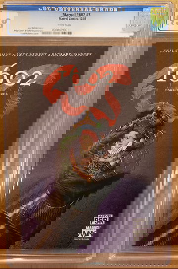 Marvel 1602 #3 CGC 9.8 WHITE PAGES 2003 NM/MT