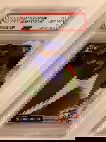 2019 BOWMAN CHROME VLADIMIR GUERRERO JR ROOKIE RC #73 PSA 10