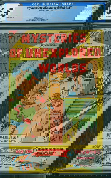 MYSTERIES OF UNEXPLORED WORLDS #23, CGC 6.5 FN+