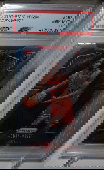 2019-20 Coby White Prizm RC ( PSA 10 )