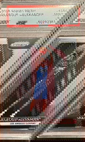 2018 Panini Prizm Shai Gilgeous Alexander Rookie PSA 9