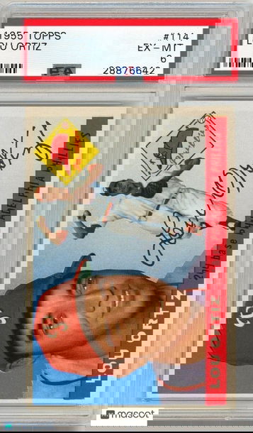 1955 Topps Lou Ortiz Rookie #114 PSA 6 P1333