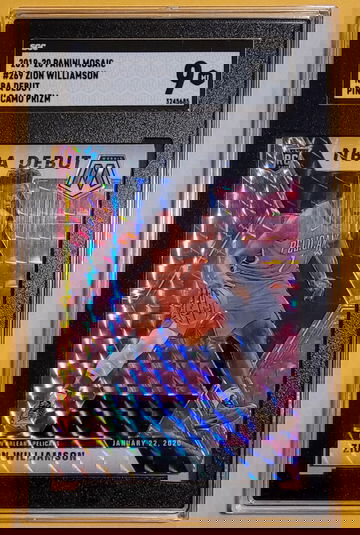 2019-20 Mosaic Pink Zion Williamson Debut SGC 9