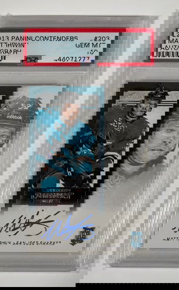 2013 Panini Contenders Matt Irwin Auto #203 PSA 10