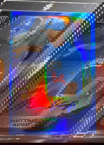 2005 Bowman Chrome Matt Kemp 1st Rookie Blue Refractor Auto /150