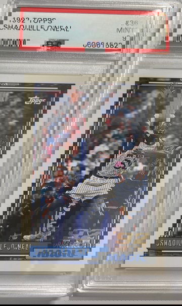 1992 Topps Shaquille O Neal Psa 9